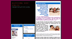 Desktop Screenshot of alucinasoyfeliz.blogspot.com