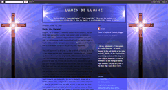 Desktop Screenshot of lumen-de-lumine.blogspot.com
