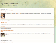 Tablet Screenshot of mybumpandgrind.blogspot.com