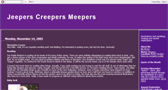 Desktop Screenshot of jcmeepers.blogspot.com