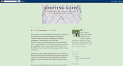 Desktop Screenshot of knitting-a-life.blogspot.com