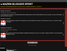 Tablet Screenshot of enazrinbloggersport.blogspot.com