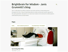 Tablet Screenshot of brightbrainforwisdom.blogspot.com