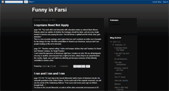 Desktop Screenshot of funnyinfarsibv.blogspot.com