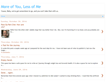 Tablet Screenshot of moreyoulessme.blogspot.com