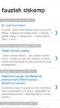 Mobile Screenshot of fauziahsiskomp.blogspot.com