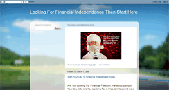 Desktop Screenshot of getfinancialindependent.blogspot.com