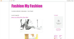 Desktop Screenshot of fashionmyfashion.blogspot.com