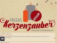 Tablet Screenshot of helgas-kerzenzauber.blogspot.com