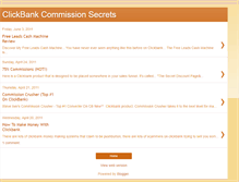 Tablet Screenshot of clickbankcommissionsecrets.blogspot.com