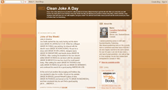 Desktop Screenshot of cleanjokeaday.blogspot.com
