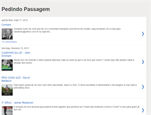Tablet Screenshot of pedindopassagem.blogspot.com