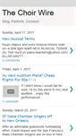 Mobile Screenshot of choirwire.blogspot.com