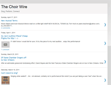 Tablet Screenshot of choirwire.blogspot.com