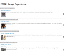 Tablet Screenshot of eshaskenyaexperience.blogspot.com