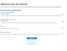 Tablet Screenshot of melhores-sites-da-internet.blogspot.com