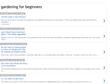 Tablet Screenshot of gardeningforbeginners-poppy.blogspot.com