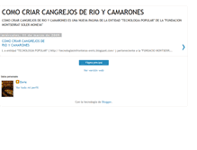 Tablet Screenshot of cangrejosderiocria.blogspot.com