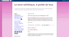 Desktop Screenshot of lasocioesthetique.blogspot.com