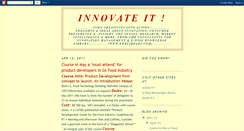 Desktop Screenshot of innovatit.blogspot.com