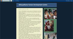 Desktop Screenshot of abhayadhamahumandevelopmentcenter.blogspot.com