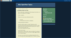 Desktop Screenshot of openviewtopics.blogspot.com