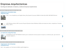 Tablet Screenshot of empresasenarquitectura.blogspot.com