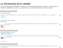 Tablet Screenshot of lastecnologiasenelmundo.blogspot.com