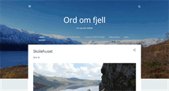 Desktop Screenshot of ordomfjell.blogspot.com