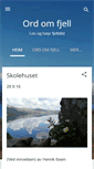 Mobile Screenshot of ordomfjell.blogspot.com