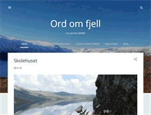 Tablet Screenshot of ordomfjell.blogspot.com
