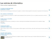 Tablet Screenshot of lasnoticiasdeinformatica.blogspot.com