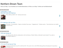 Tablet Screenshot of dreamteamnorthern.blogspot.com