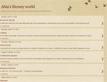 Tablet Screenshot of abinsliteraryworld.blogspot.com