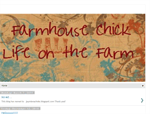 Tablet Screenshot of farmhousechick.blogspot.com