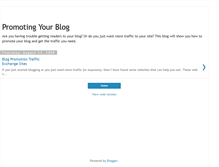 Tablet Screenshot of blogpromotionsites.blogspot.com