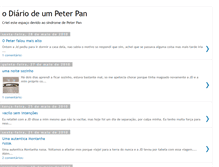 Tablet Screenshot of odiariodeumpeterpan.blogspot.com