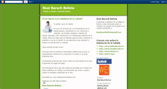 Desktop Screenshot of bneibaruchbolivia.blogspot.com