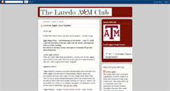 Desktop Screenshot of laredoaggies.blogspot.com
