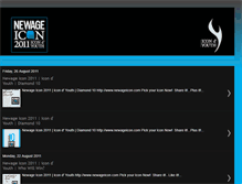 Tablet Screenshot of newageicon.blogspot.com