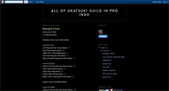 Desktop Screenshot of akatsukipko.blogspot.com