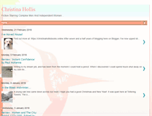 Tablet Screenshot of christinahollis.blogspot.com