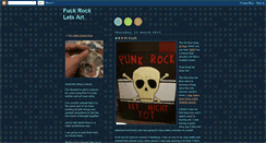 Desktop Screenshot of fuck-rock-lets-art.blogspot.com