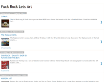 Tablet Screenshot of fuck-rock-lets-art.blogspot.com