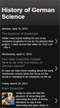 Mobile Screenshot of historyofgermanscience.blogspot.com