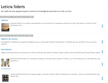 Tablet Screenshot of leticiasideris.blogspot.com