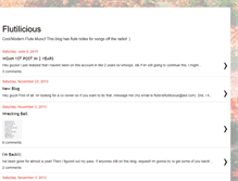 Tablet Screenshot of flutilicious.blogspot.com