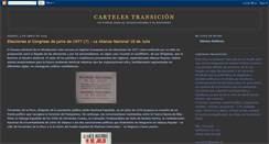 Desktop Screenshot of cartelestransicion.blogspot.com