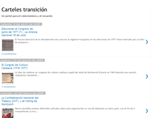 Tablet Screenshot of cartelestransicion.blogspot.com
