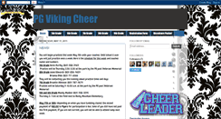 Desktop Screenshot of pgvikingcheer.blogspot.com